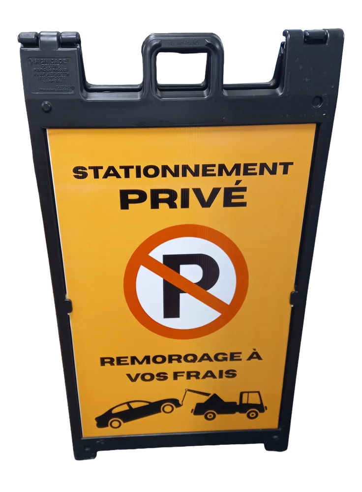 Chevalets de trottoir et enseignes sur mesure